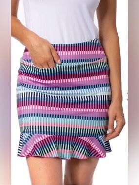 Golftini Tutti Frutti Ruffle Bottom Golf Skort size XL